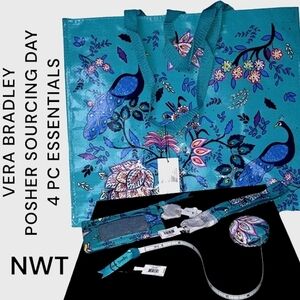 RESELLER  SHOPPING DAY BUNDLE VERA BRADLEY 4 MATCHING ITEMS NWT